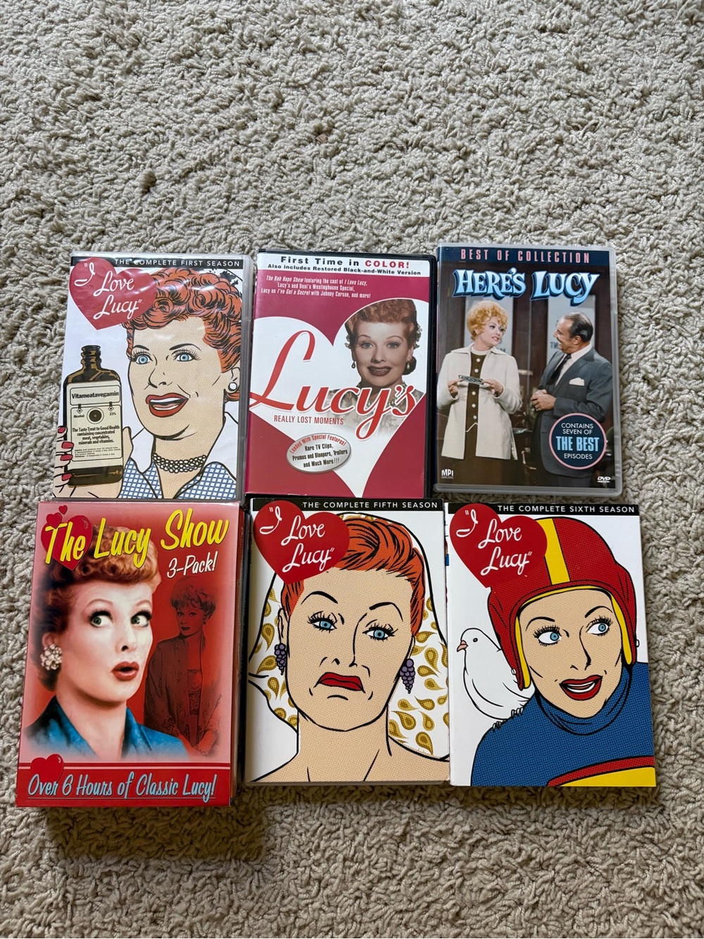 I Love Lucy DVD Lot Complete Seasons 1 5 6 Here’s Lucy Lucy Show 3-Pack Random✅